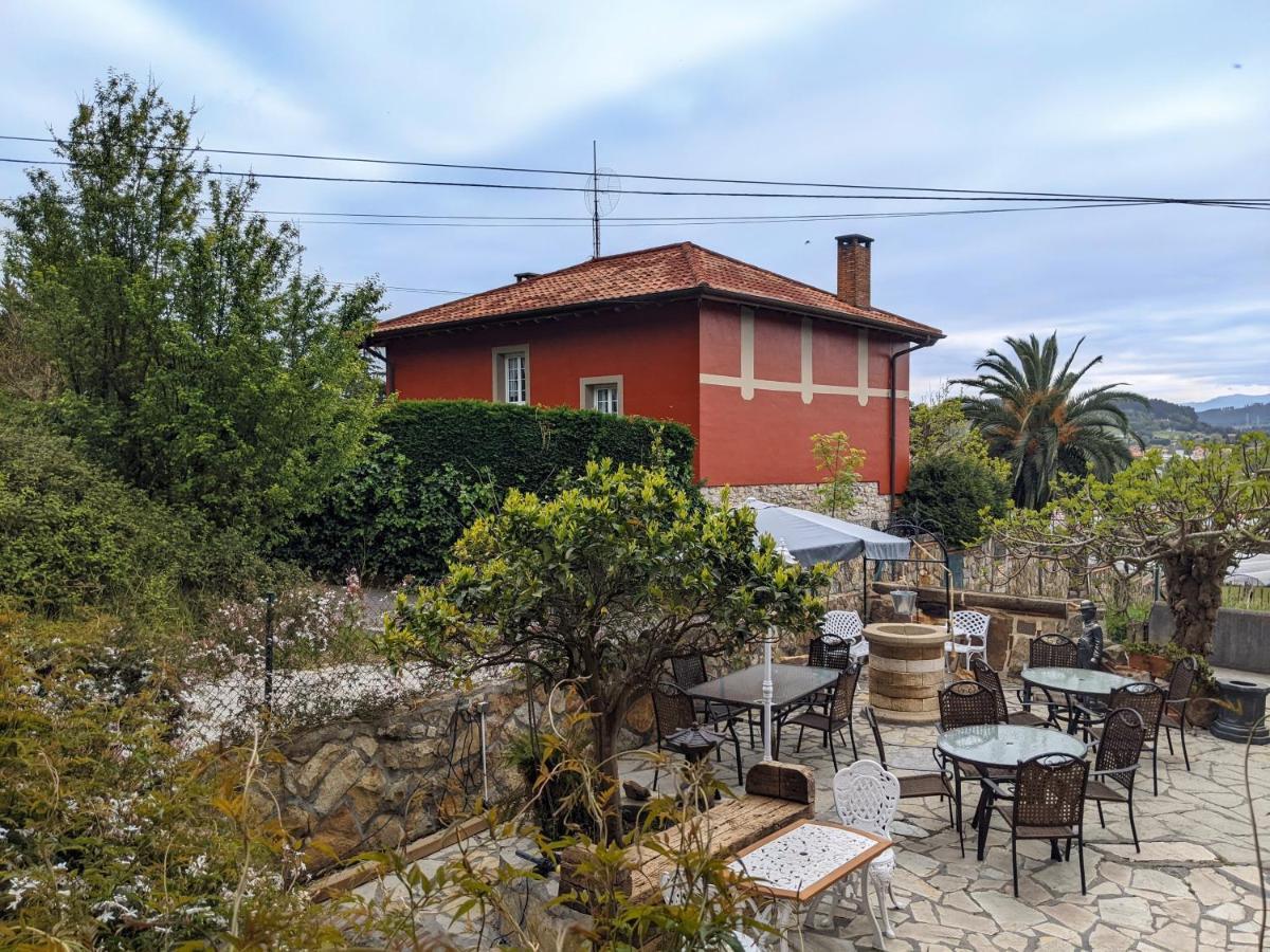 Casa Rural Bilbao Caserio Gondra Alquiler Habitaciones Мунгия Экстерьер фото