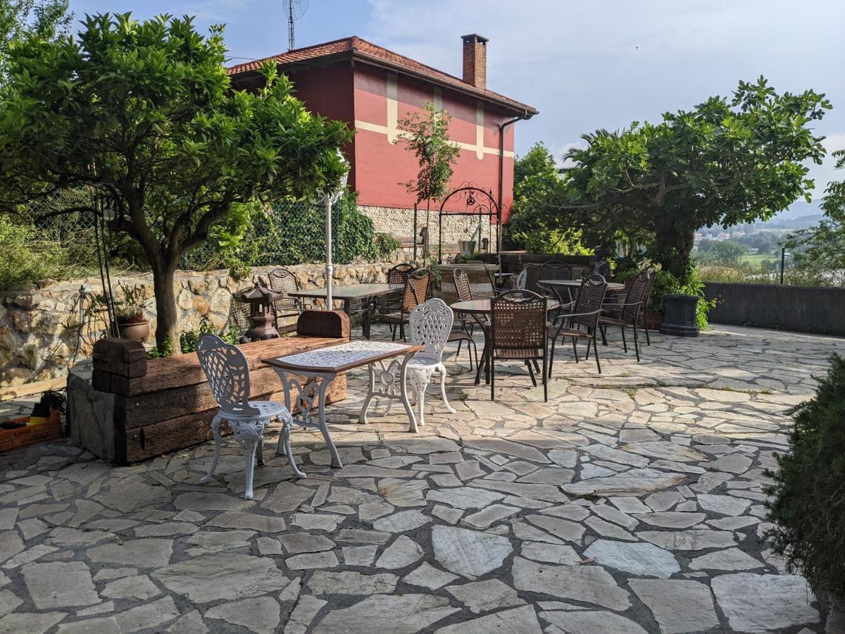 Casa Rural Bilbao Caserio Gondra Alquiler Habitaciones Мунгия Экстерьер фото